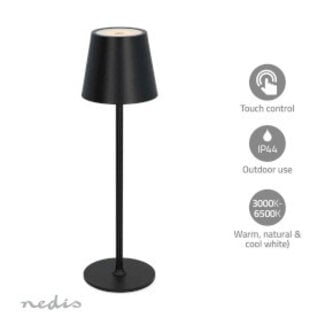 Nedis LED-Tafellamp | LED | 1.8 W | 150 lm | 3000 - 6000 K | Zwart