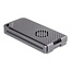 Delock USB 40 Gbps Enclosure for 1 x M.2 NVMe SSD in Gaming Style with LED and Fan - tool free