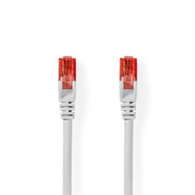 CAT6 Netwerkkabel | RJ45 Male | RJ45 Male | U/UTP | 15.0 m | Rond | PVC | Wit | Envelop