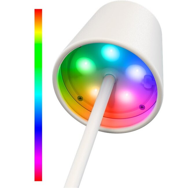 Goobay Wireless LED Table Lamp RGBW, white