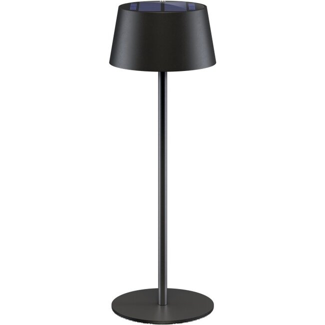 Goobay Wireless LED Solar Table Lamp, black