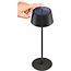 Goobay Wireless LED Solar Table Lamp, black