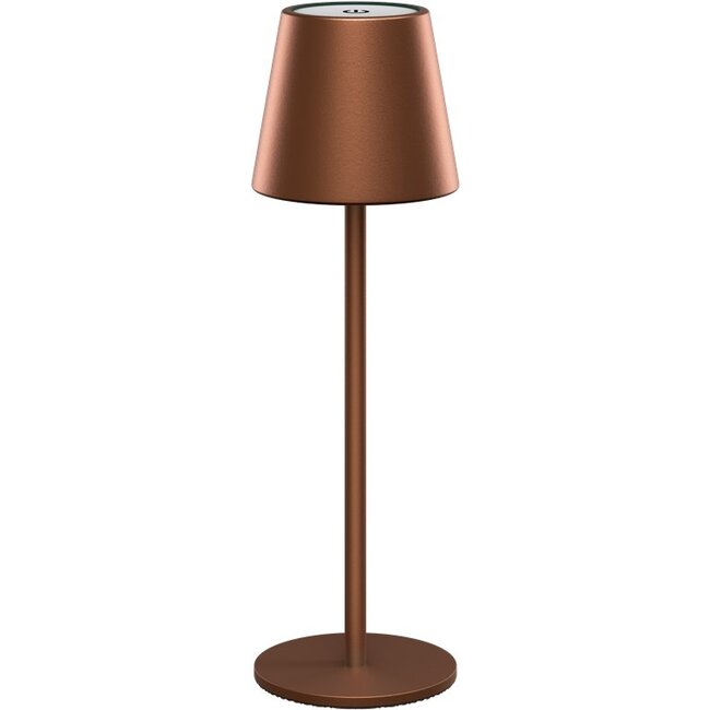 Goobay Wireless LED Table Lamp, bronze