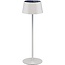 Goobay Wireless LED Solar Table Lamp, white