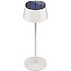 Goobay Wireless LED Solar Table Lamp, white