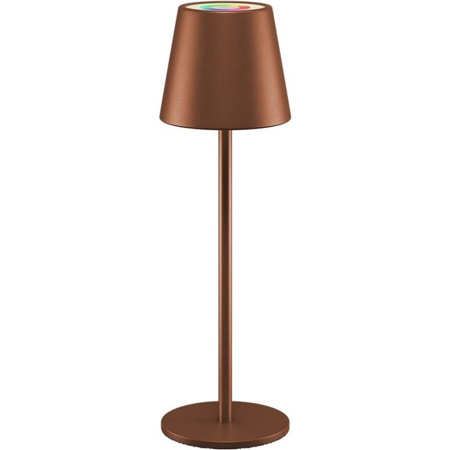 Goobay Wireless LED Table Lamp RGBW, bronze