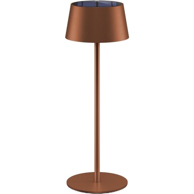 Goobay Wireless LED Solar Table Lamp, bronze