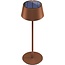 Goobay Wireless LED Solar Table Lamp, bronze