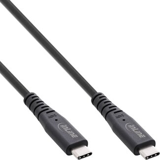 InLine InLine USB-C kabel | USB4 (40Gb/s) | PD 240W | 8K 60Hz | zwart | 0,50 meter