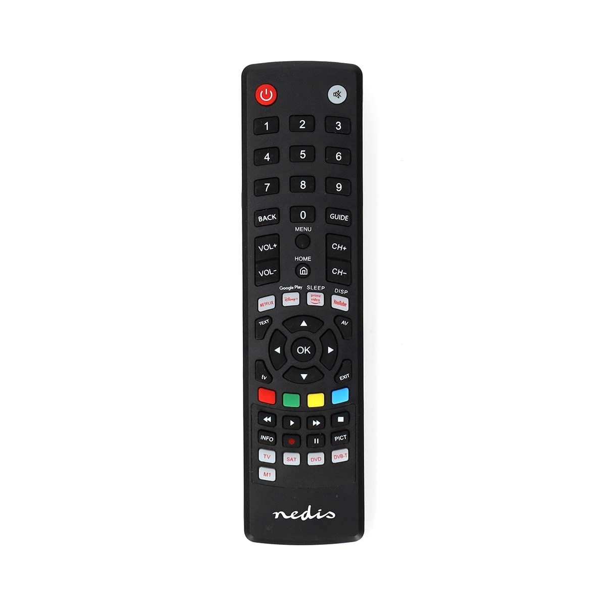 Universele Afstandsbediening | Voorgeprogrammeerd | 4 Apparaten | Amazon Prime / Disney + Button / G