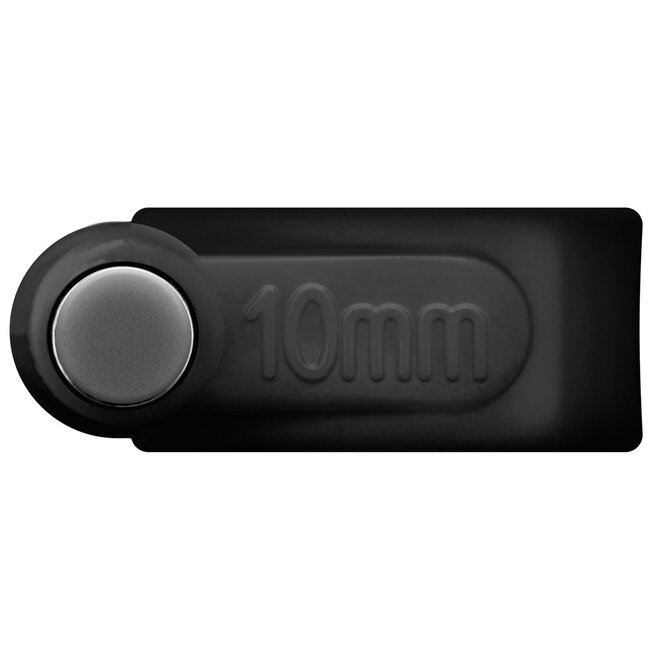 Goobay kabelklemmen met spijker | max. 10mm | 100 stuks | zwart