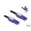 Delock RJ45 Network Cable Cat.6 UTP with 180° angled plugs black 3 m