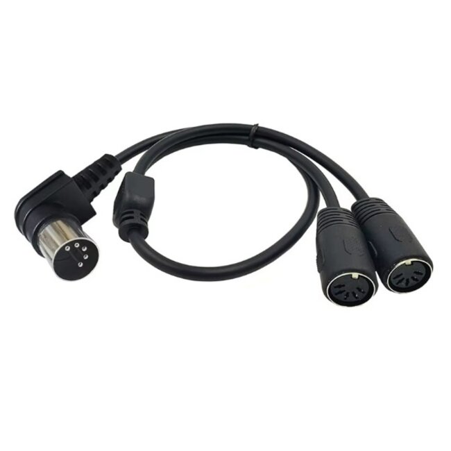 DIN 5-pins haaks audio splitter | 0,50 meter