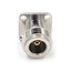 N (v) - SMA (v) inbouw adapter | 17,5 x 17,5mm | 50 Ohm