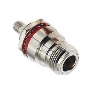 Universal N (v) - SMA (v) inbouw adapter | 50 Ohm