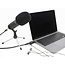 Delock External USB Sound Card with Type-C™ male to 2 x 3.5 mm Stereo jack Plug & Play Audio Adapter black
