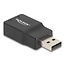 Delock External USB Sound Card with USB-A male to 2 x 3.5 mm Stereo jack Plug & Play audio adapter black