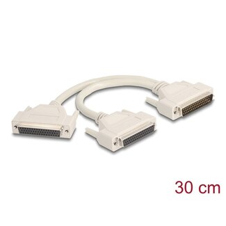 DeLOCK Delock Adapter Y-Cable Splitter D-Sub HD 50 pin male to 2 x D-Sub HD 50 pin female with screws 30 cm
