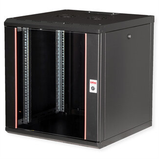 Roline ROLINE 19-inch wandbehuizing Pro 12 U, 600x600 BxD zwart