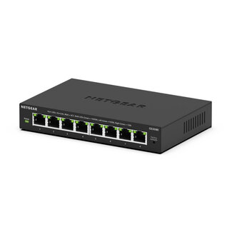 NETGEAR NETGEAR GS308E Managed L2/L3 Gigabit Ethernet (10/100/1000) Power over Ethernet (PoE) Zwart