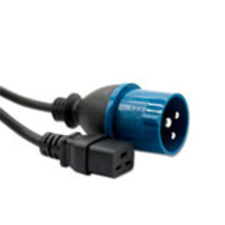 ACT ACT Netsnoer CEE1 - C19 zwart 2,5 m