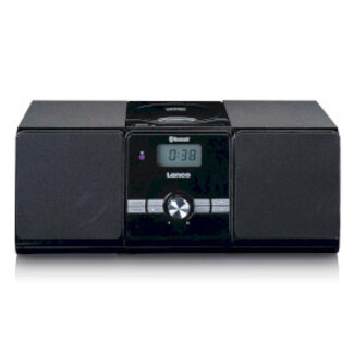 Micro set met CD/MP3 Bluetooth USB afstandsbediening Zwart