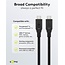USB-C kabel | USB3.1 10 Gbps | PD 60W | 4K 60Hz | zwart | 1 meter