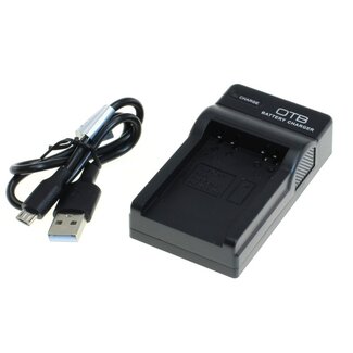 OTB Camera acculader compatibel met Canon NB-6L en Samsung SLB-10A en SLB-11A accu's