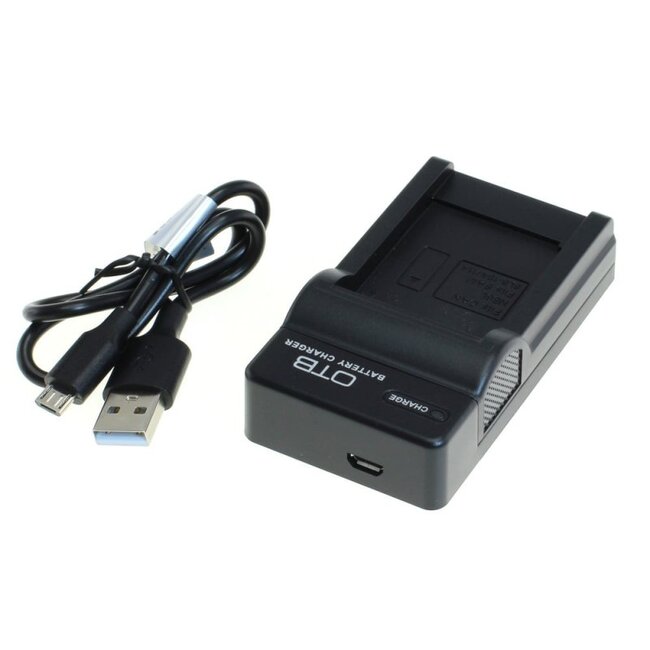 Camera acculader compatibel met Canon NB-6L en Samsung SLB-10A en SLB-11A accu's