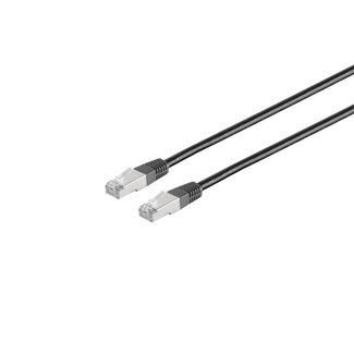S-Impuls Patchkabel, cat. 5e, SF/UTP, schwarz, 30,0m