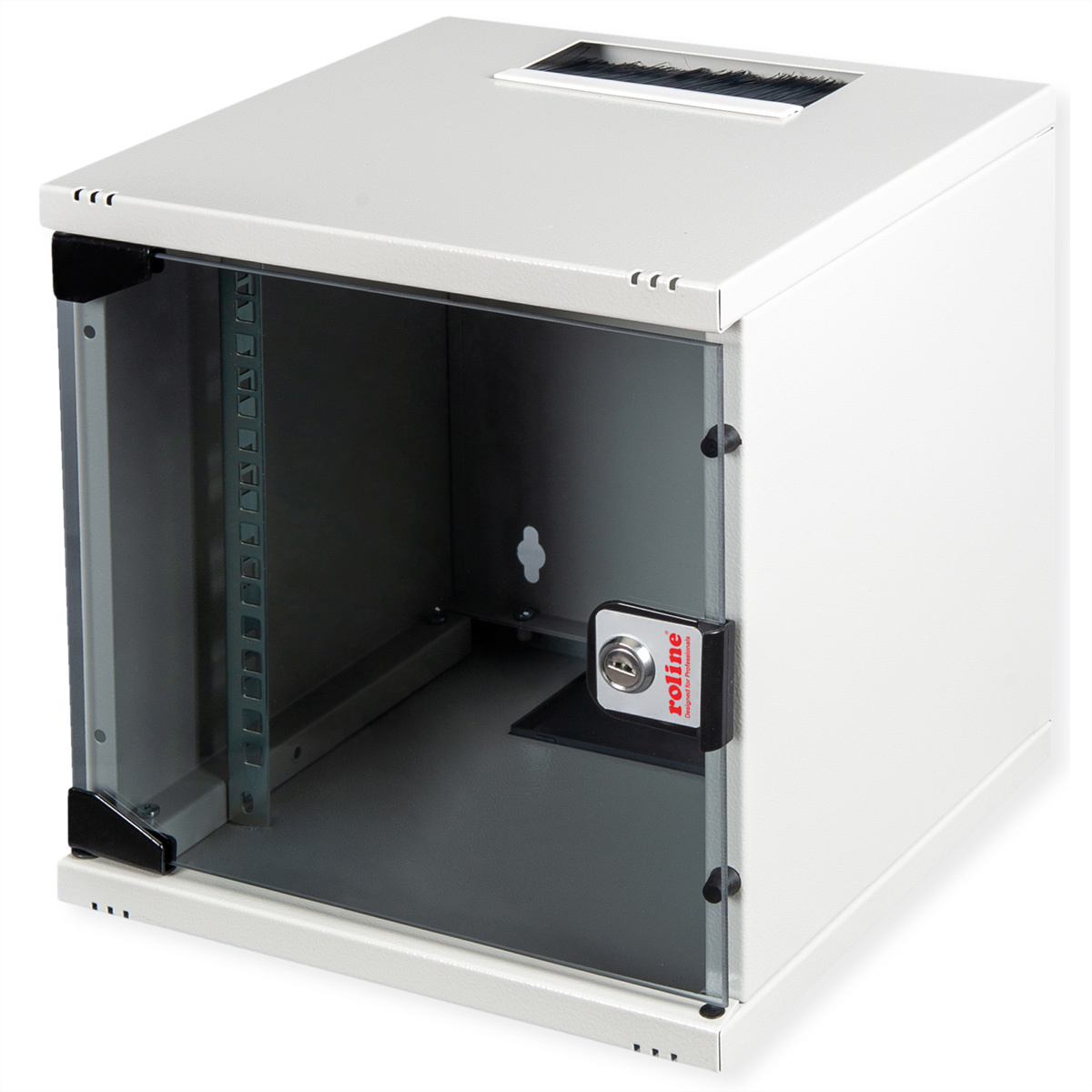 ROLINE 10-inch wandbehuizing 6 U, 312x300 BxD grijs