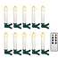 Goobay 10 Wireless LED Christmas Tree Candles incl. 20x AAA (LR03)