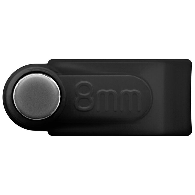 Goobay kabelklemmen met spijker | max. 8mm | 100 stuks | zwart