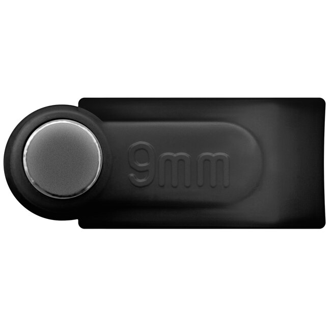 Goobay kabelklemmen met spijker | max. 9mm | 100 stuks | zwart