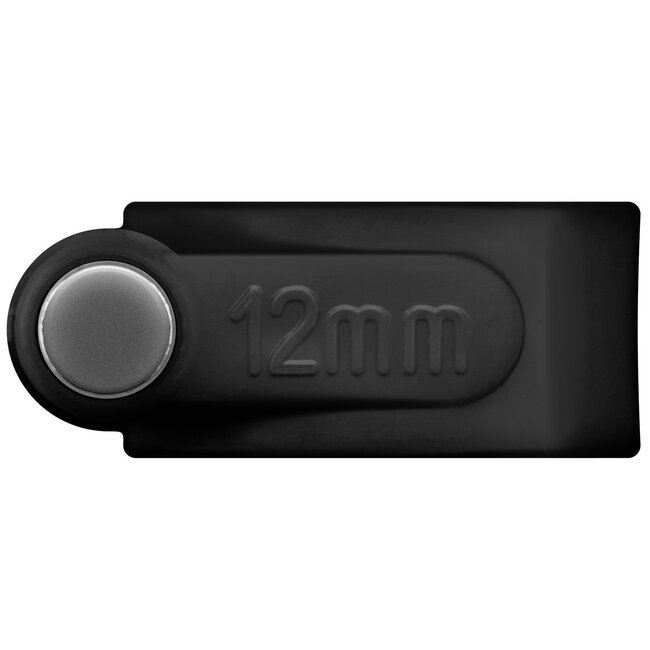 Goobay kabelklemmen met spijker | max. 12mm | 100 stuks | zwart