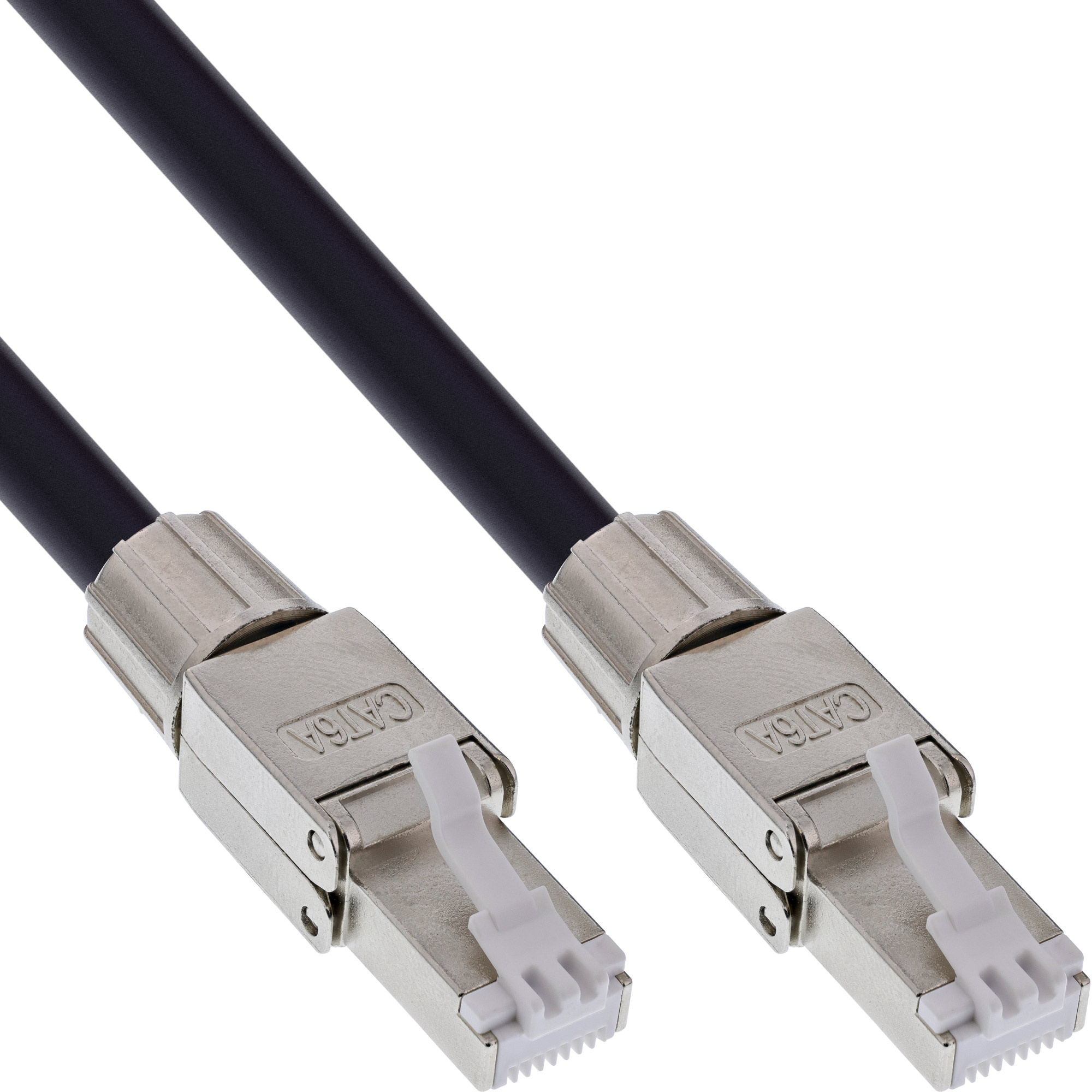 InLine 78593A netwerkkabel Zwart 50 m Cat6a S/FTP (S-STP)