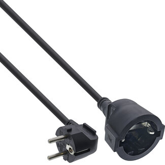 InLine® InLine® Power Extension Cable angeld Type F black 1,5m