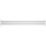 InLine® Slatwall table mount, panel aluminium 1m incl. 2 pillars, 0.43m