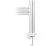 InLine® Slatwall table mount, panel aluminium 1m incl. 2 pillars, 0.43m
