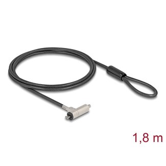 Navilock Navilock Laptop Security Cable with Key Lock for HP Nano slot 1.80 m black