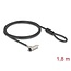 Navilock Laptop Security Cable with Key Lock for HP Nano slot 1.80 m black