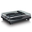 Houten platenspeler met MMC Cartridge en PC Codering Zwart