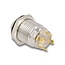 Delock Push Button for Installation 12 mm 4 x solder connection LED red power symbol