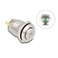 Delock Push Button for Installation 12 mm 4 x solder connection LED green dot