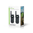 Walkie talkie Set | 2 Handsets | Tot 10 km | Frequentiekanalen: 8 | PTT / VOX | tot 3 uur | Koptelefoonoutput | Zwart