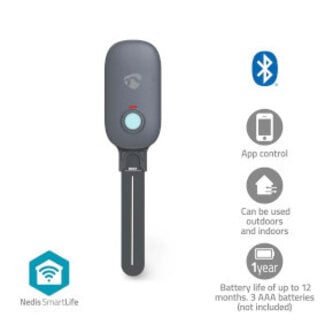 Nedis SmartLife Bodemvochtmeter | Bluetooth® | Batterij Gevoed | IP55 | 0 - 100 % | Android™ / IOS