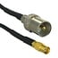 Coax IEC (m) - MCX (v) adapter kabel | RG174 | 50 Ohm | 0,20 meter