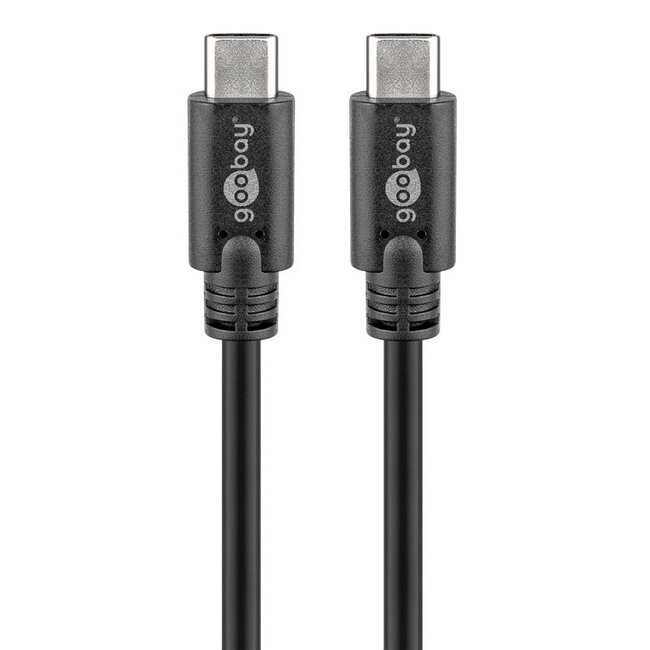 USB-C kabel | USB3.0 5 Gbps | PD 60W | 4K 60Hz | zwart | 0,50 meter