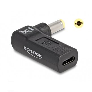 DeLOCK USB-C naar notebook laadadapter | 5,5 x 2,5mm