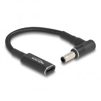 DeLOCK USB-C naar Samsung notebook laadadapter | 5,5 x 3,3mm (met pin) | 0,15 meter